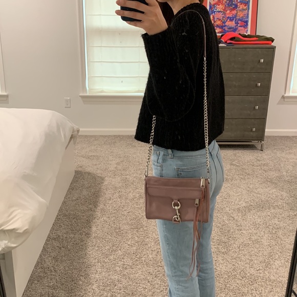 Rebecca Minkoff Mini M.A.C. Leather Crossbody Bag - Picture 2 of 11